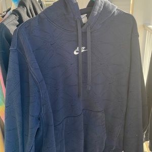 Blue Nike hoodie